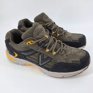 Vionic Mens 23Walk 2.0 Sneaker Suede Mesh size 11.5 Wide Supportive Walking Shoe